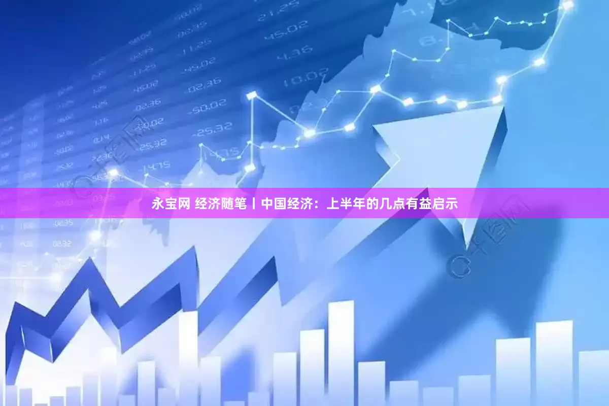 永宝网 经济随笔丨中国经济：上半年的几点有益启示