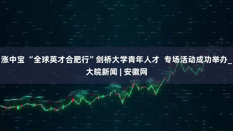 涨中宝 “全球英才合肥行”剑桥大学青年人才  专场活动成功举办_大皖新闻 | 安徽网