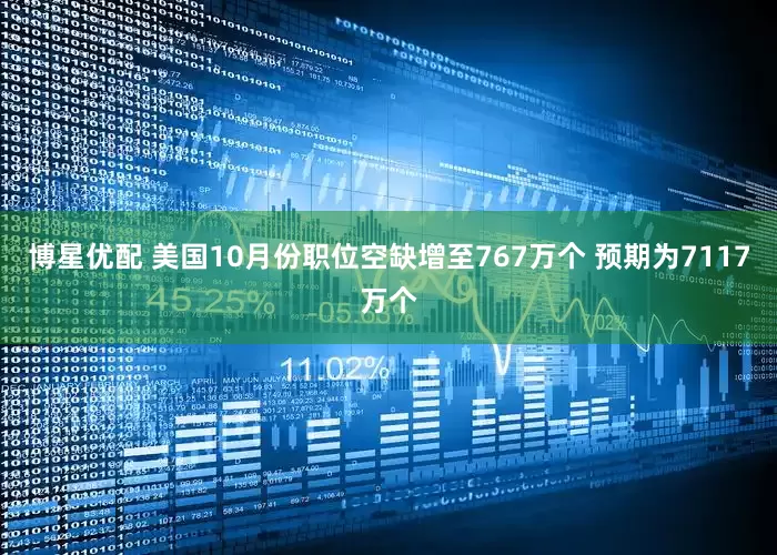 博星优配 美国10月份职位空缺增至767万个 预期为7117万个